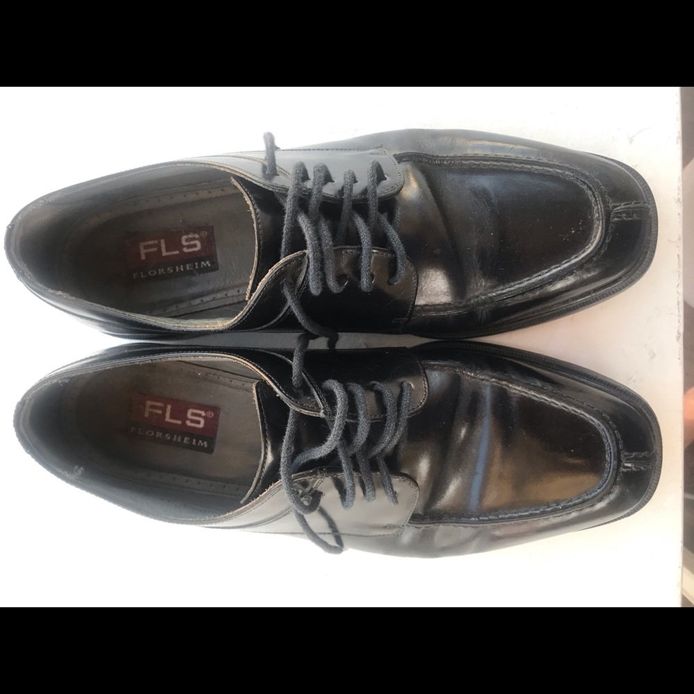 Florsheim FLS Black Leather Oxford shoes